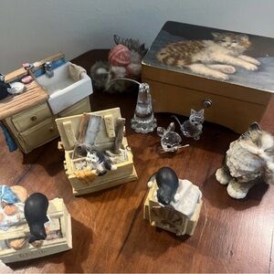 Cat lovers imperfect lot set of 9